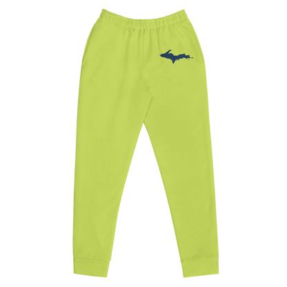 Michigan Upper Peninsula Joggers (w/ UP Outline) | Women's - Gooseberry Green