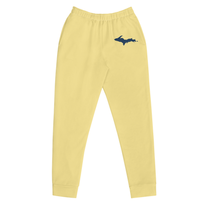 Michigan Upper Peninsula Joggers (w/ UP Outline) | Women's - Cherry Yellow