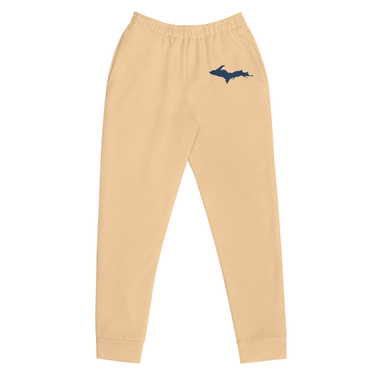 Michigan Upper Peninsula Joggers (w/ UP Outline) | Women's - Pale Apricot