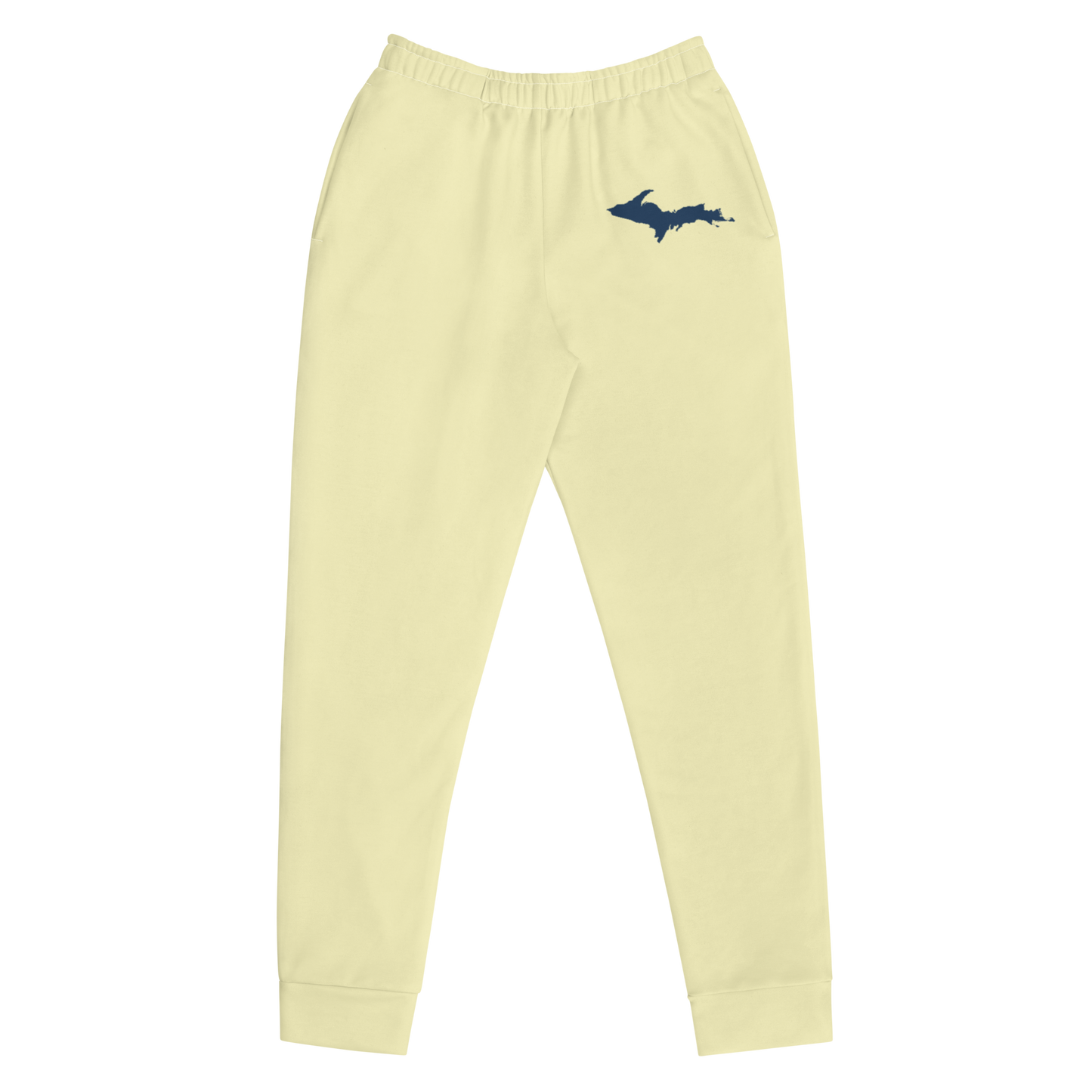 Michigan Upper Peninsula Joggers (w/ UP Outline) | Women's - Canary Yellow
