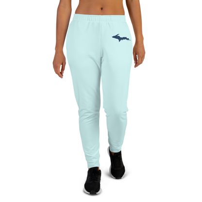 Michigan Upper Peninsula Joggers (w/ UP Outline) | Women's - Cyan