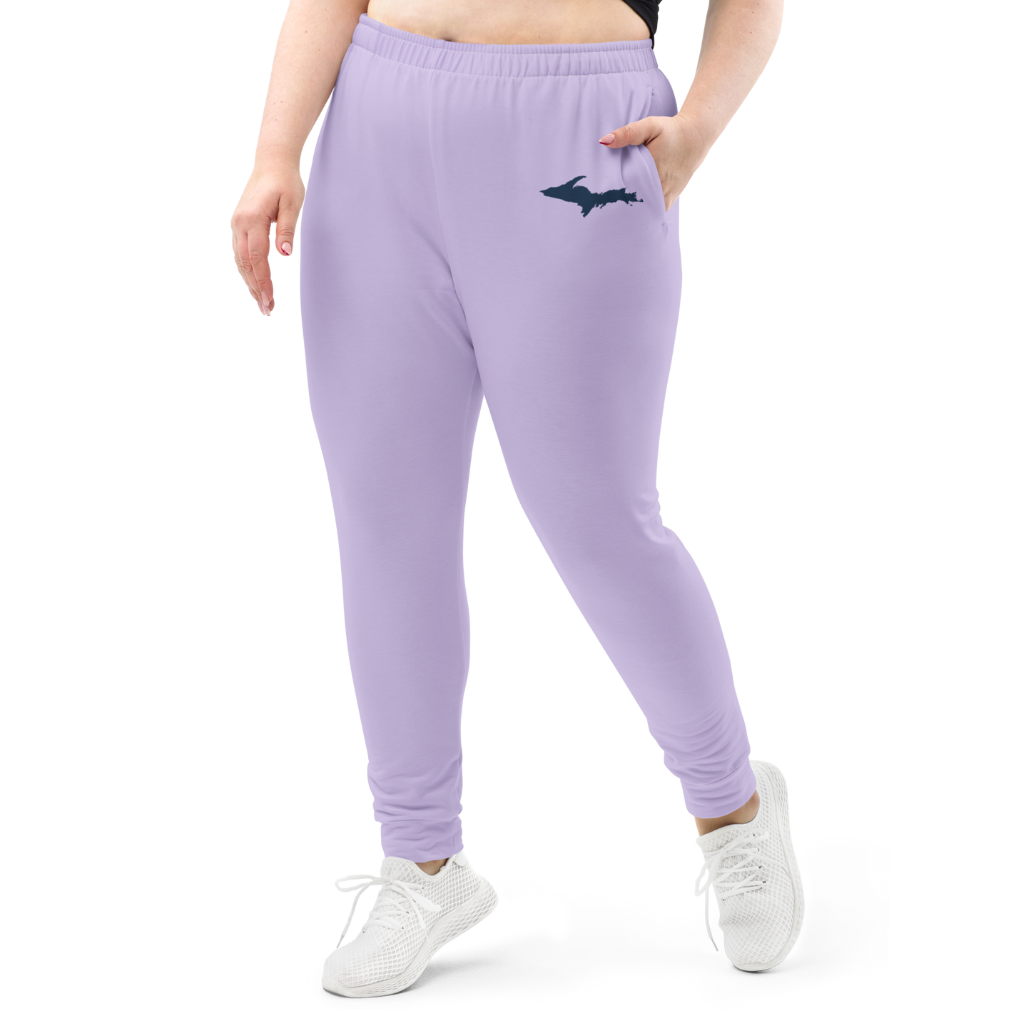 Michigan Upper Peninsula Joggers (w/ UP Outline) | Women's - Lavender