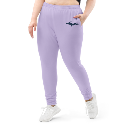 Michigan Upper Peninsula Joggers (w/ UP Outline) | Women's - Lavender