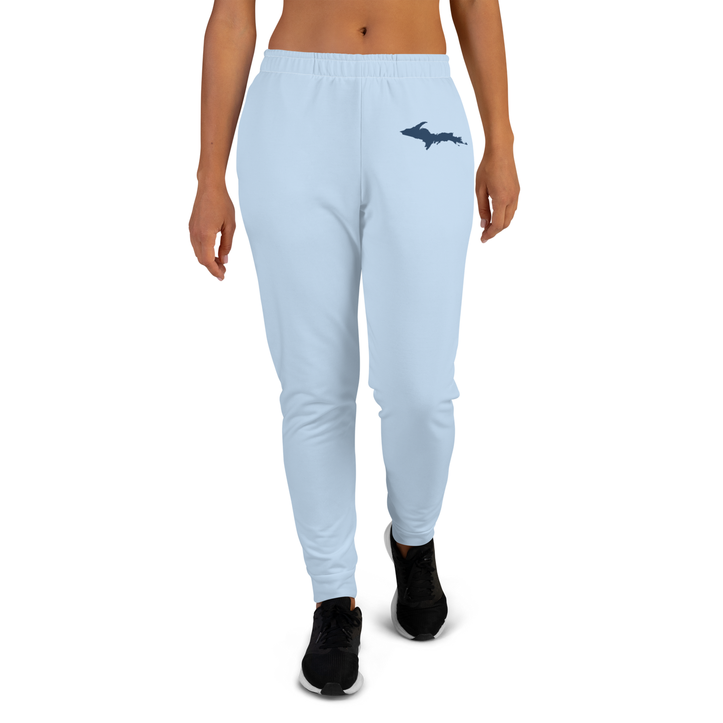 Michigan Upper Peninsula Joggers (w/ UP Outline) | Women's - Light Blue