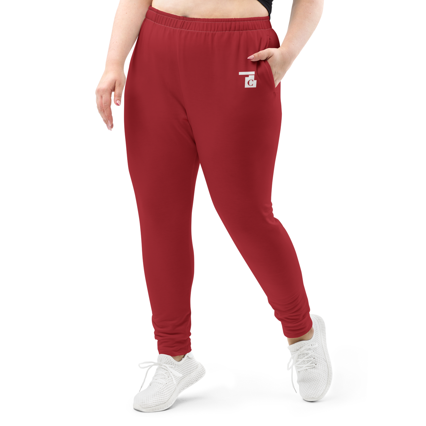 Michigan Circumspice Joggers (w/ Blocky C Logo) | Women's - Thimbleberry Red