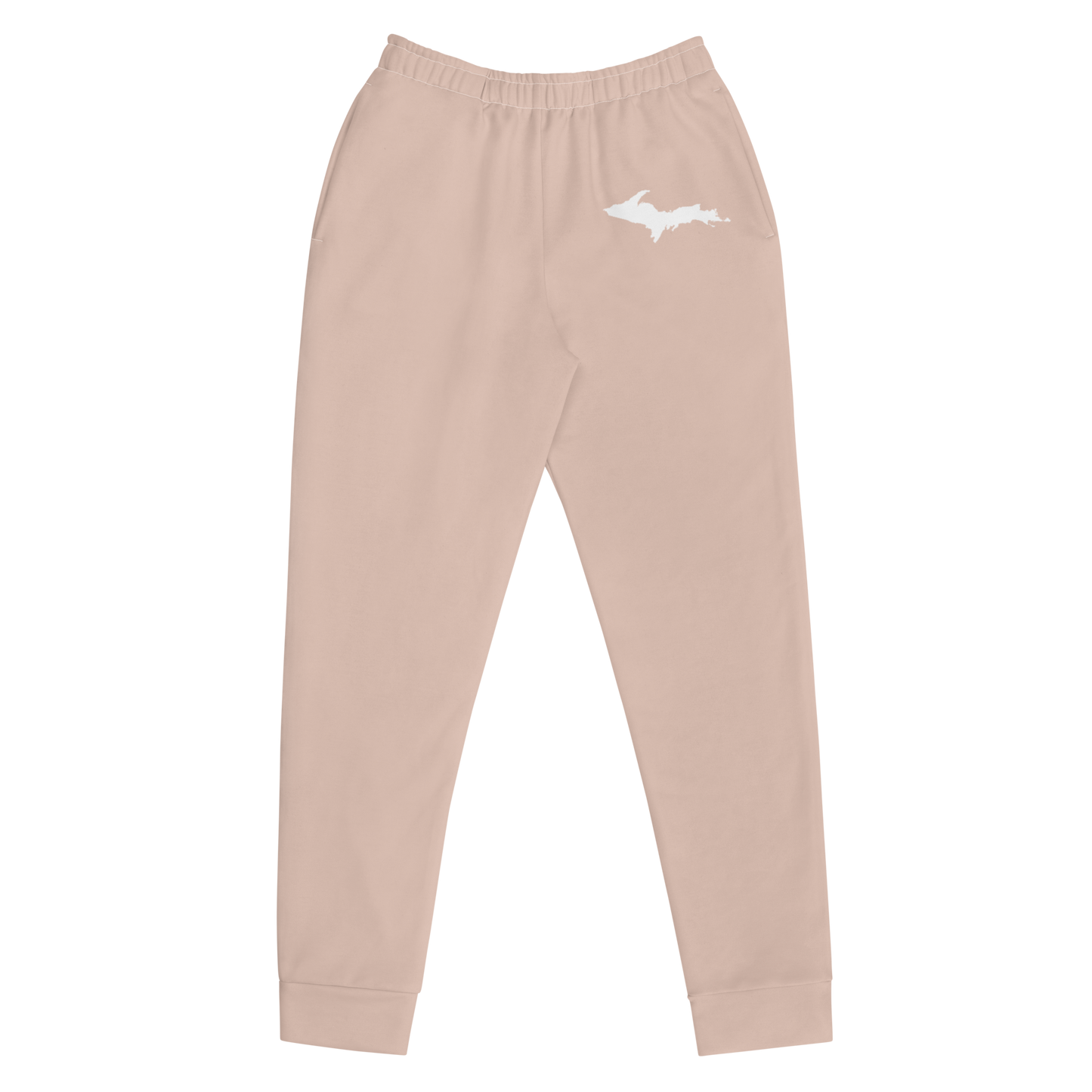 Michigan Upper Peninsula Joggers (w/ UP Outline) | Women's - Rose Gold