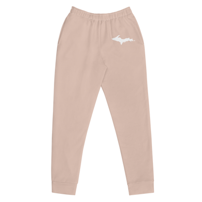 Michigan Upper Peninsula Joggers (w/ UP Outline) | Women's - Rose Gold