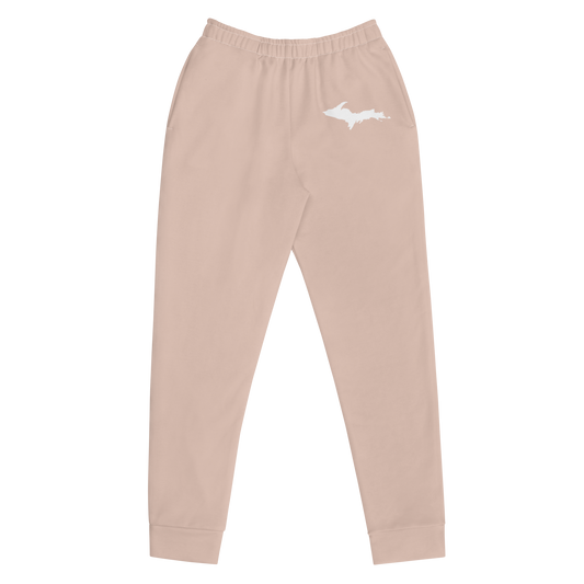 Michigan Upper Peninsula Joggers (w/ UP Outline) | Women's - Rose Gold