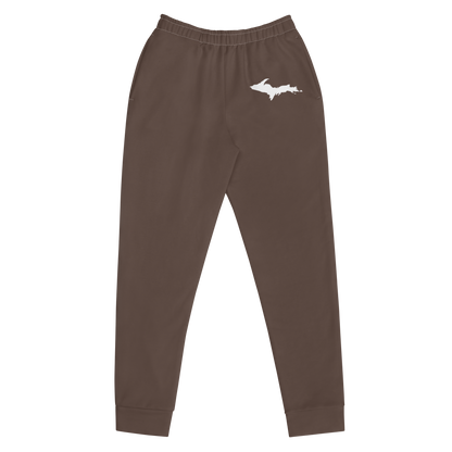 Michigan Upper Peninsula Joggers (w/ UP Outline) | Women's - Hickory Color