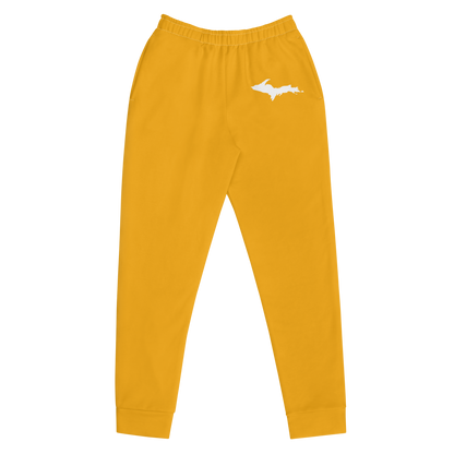 Michigan Upper Peninsula Joggers (w/ UP Outline) | Women's - Birch Leaf Orange