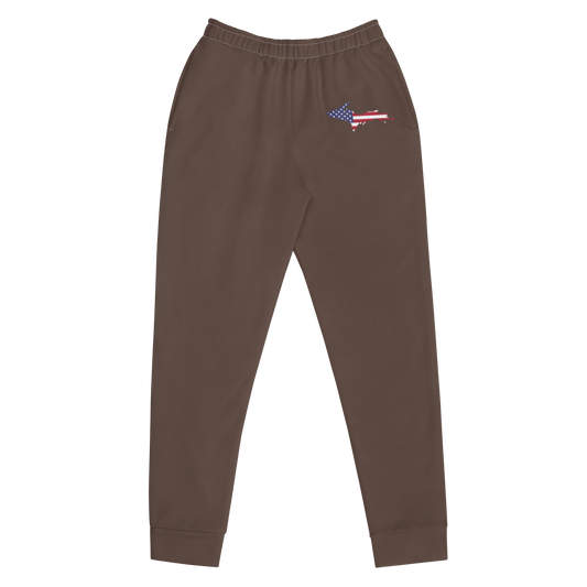 Michigan Upper Peninsula Joggers (w/ UP Outline) | Women's - Hickory Color