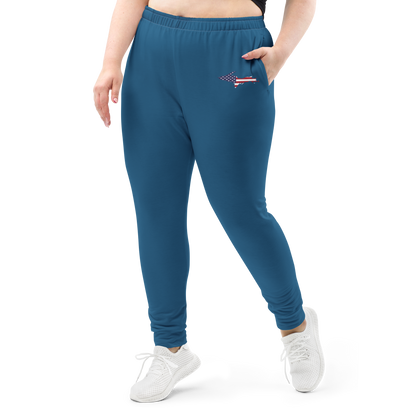 Michigan Upper Peninsula Joggers (w/ UP Outline) | Women's - Blueberry