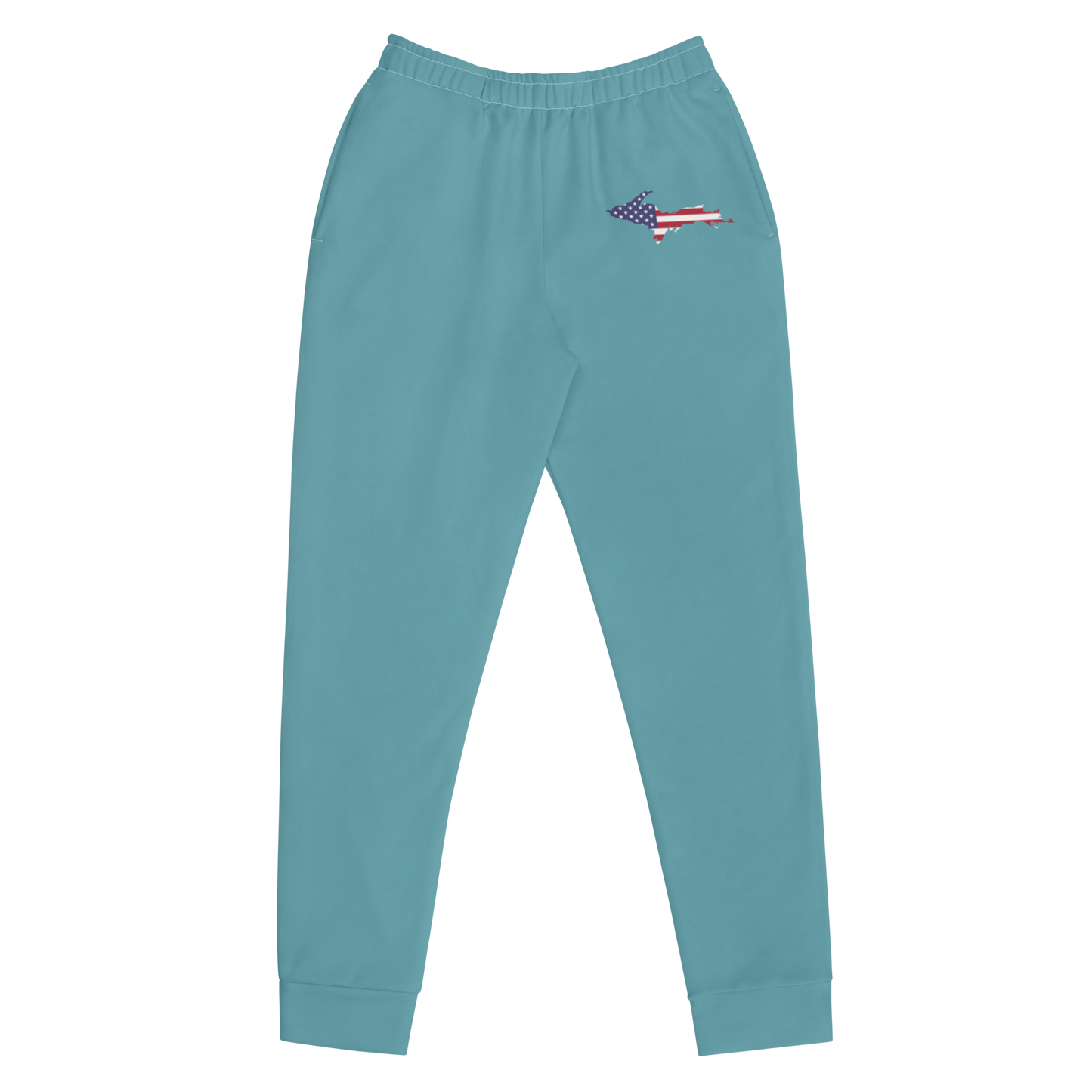 Michigan Upper Peninsula Joggers (w/ UP Outline) | Women's - Lake Huron Blue