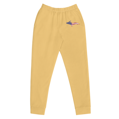 Michigan Upper Peninsula Joggers (w/ UP Outline) | Women's - Citrine