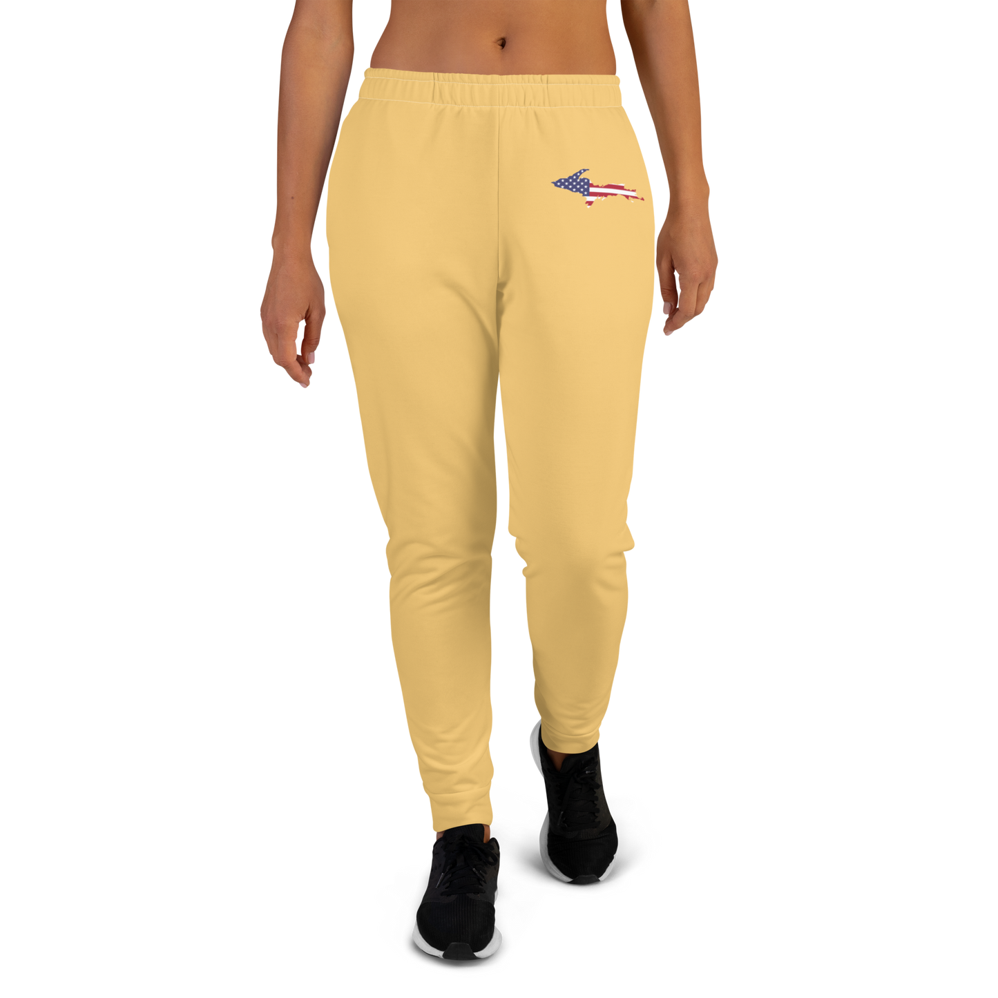 Michigan Upper Peninsula Joggers (w/ UP Outline) | Women's - Citrine