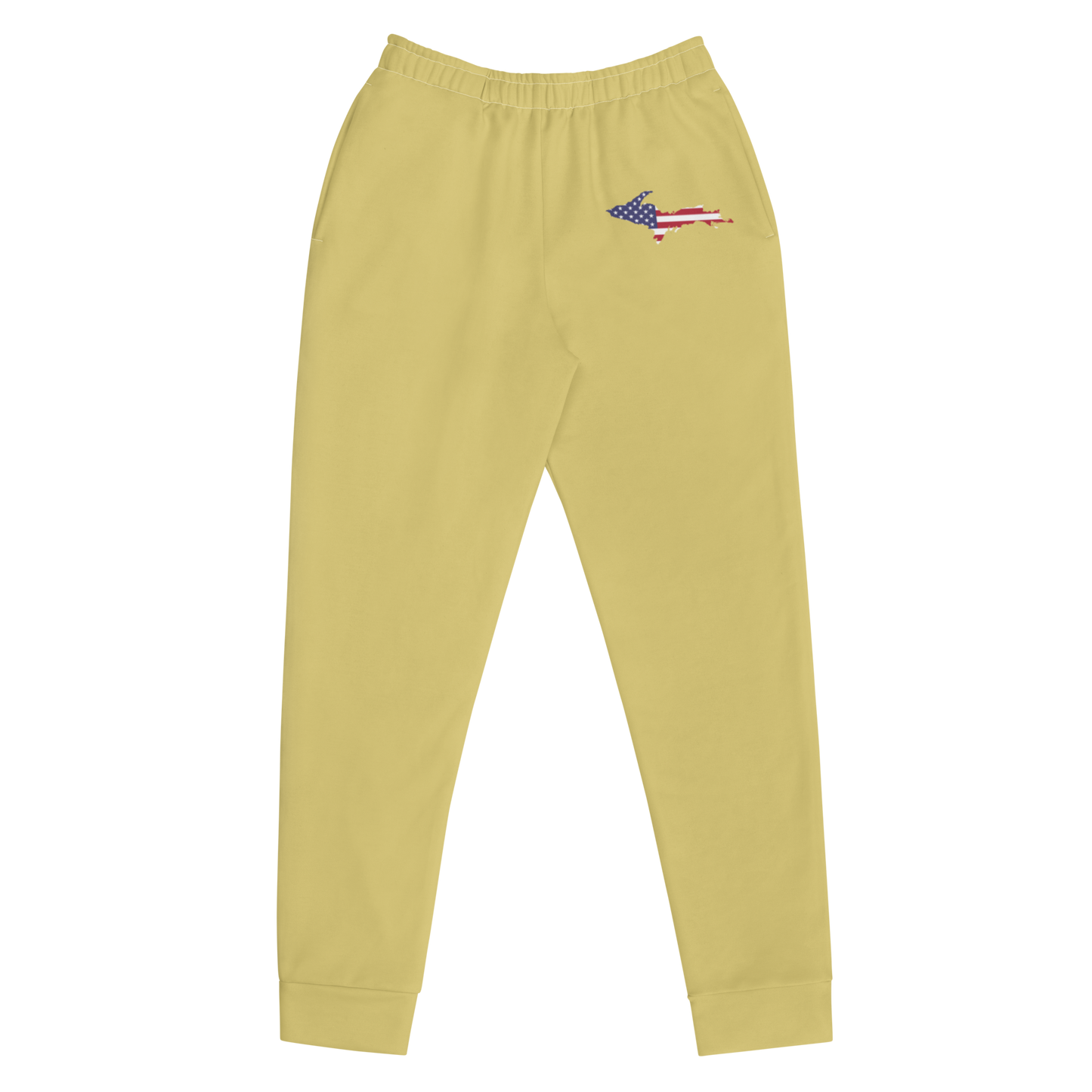 Michigan Upper Peninsula Joggers (w/ UP Outline) | Women's - Plum Yellow