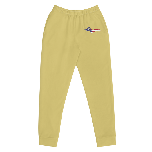 Michigan Upper Peninsula Joggers (w/ UP Outline) | Women's - Plum Yellow