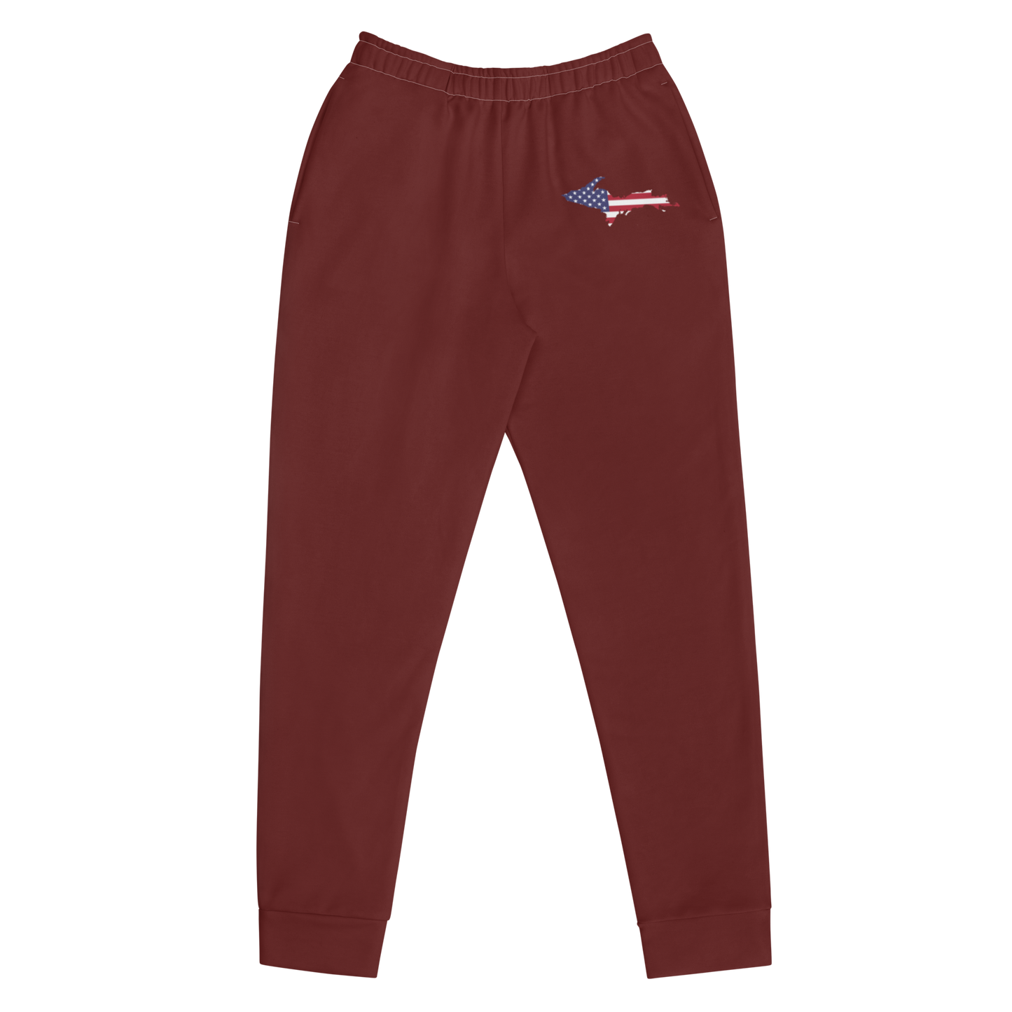 Michigan Upper Peninsula Joggers (w/ UP Outline) | Women's - Cherrywood Color