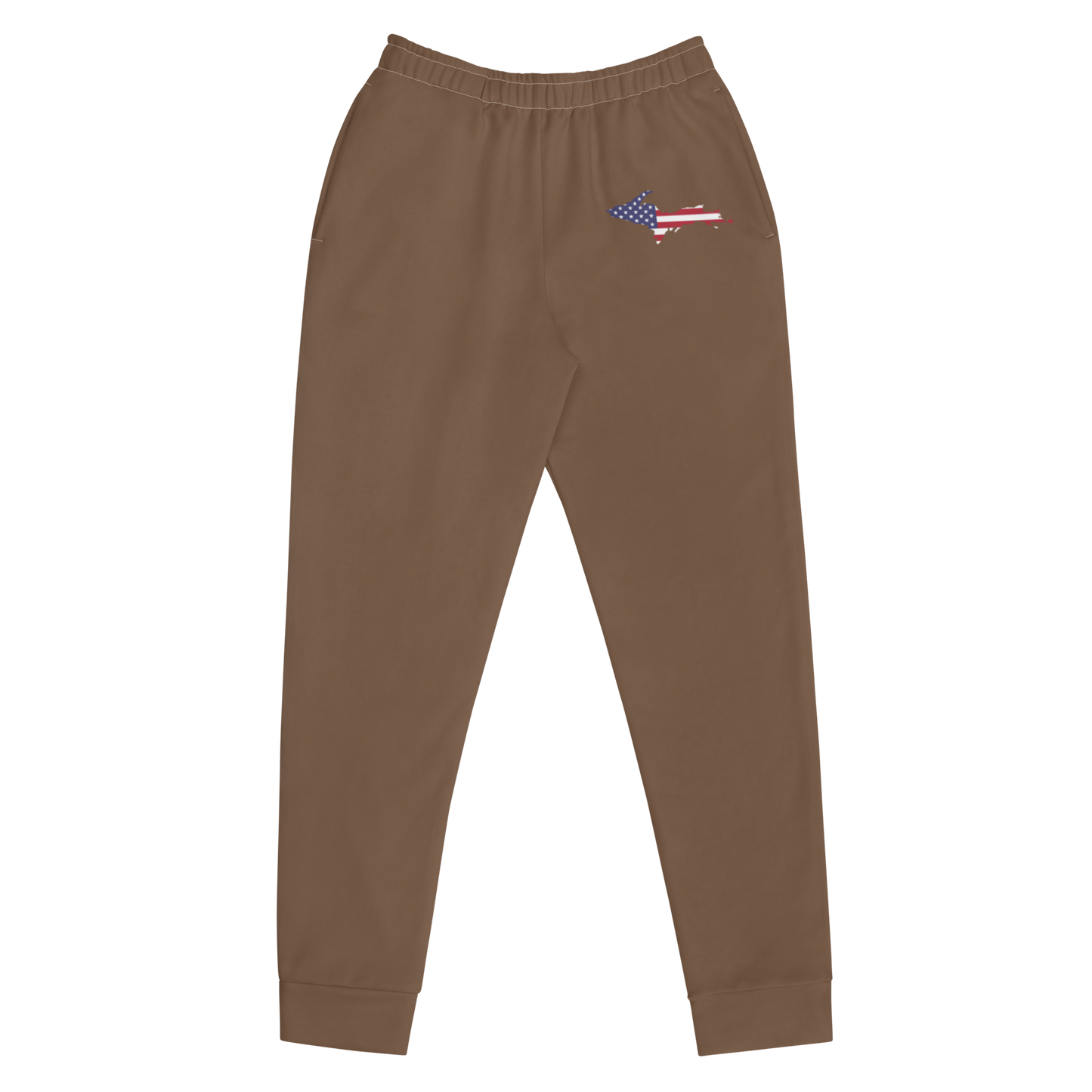 Michigan Upper Peninsula Joggers (w/ UP Outline) | Women's - Coffee Color