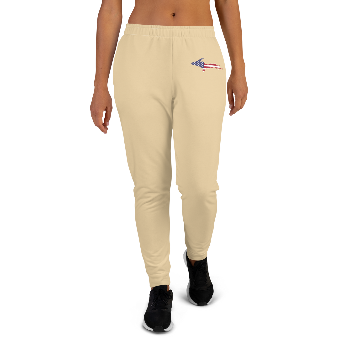 Michigan Upper Peninsula Joggers (w/ UP Outline) | Women's - Maple Color