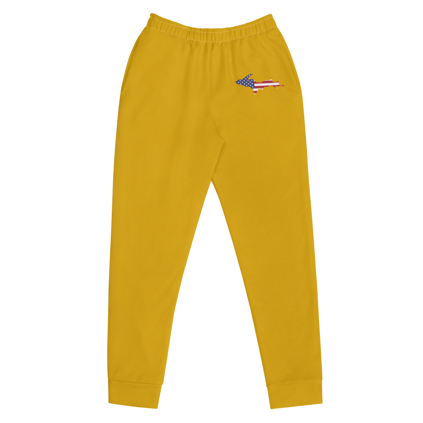 Michigan Upper Peninsula Joggers (w/ UP Outline) | Women's - Gold Bullion