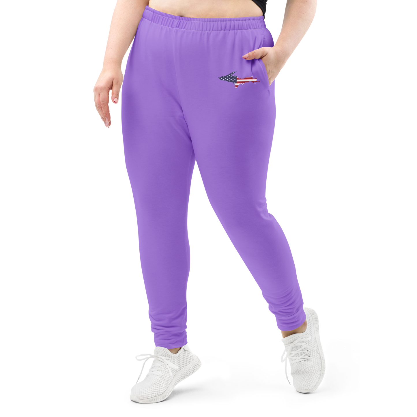 Michigan Upper Peninsula Joggers (w/ UP Outline) | Women's - Lavender