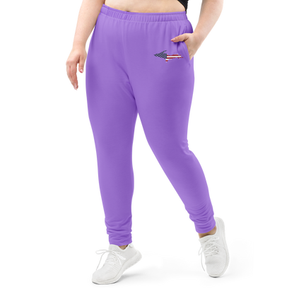 Michigan Upper Peninsula Joggers (w/ UP Outline) | Women's - Lavender