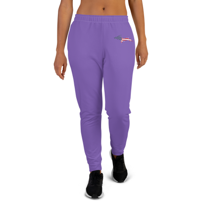 Michigan Upper Peninsula Joggers (w/ UP Outline) | Women's - Lake Iris