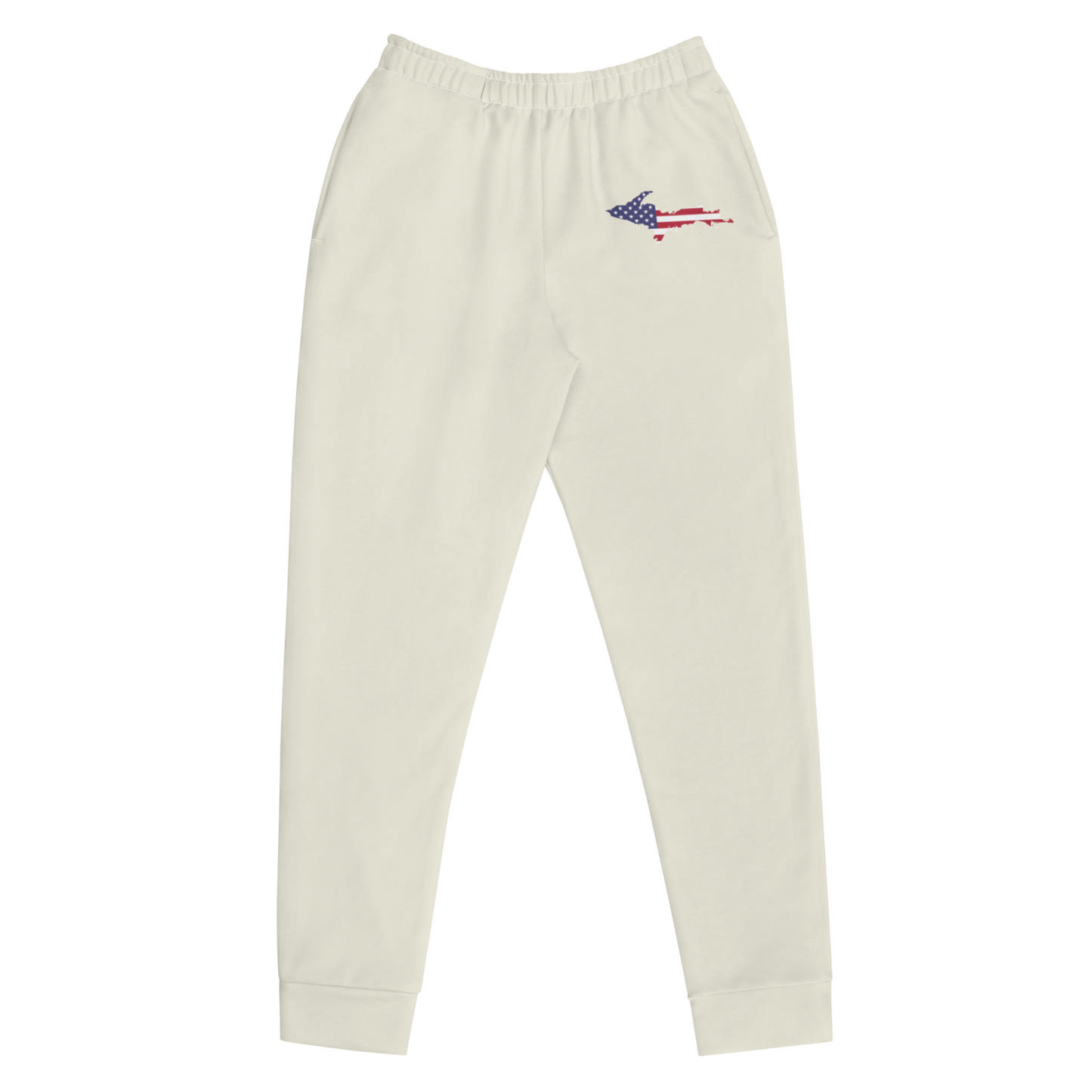 Michigan Upper Peninsula Joggers (w/ UP Outline) | Women's - Ivory White