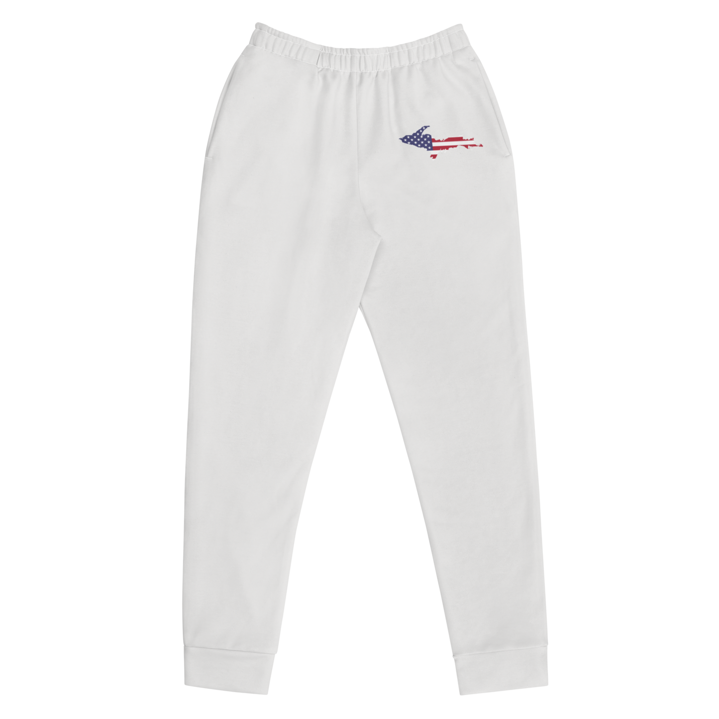 Michigan Upper Peninsula Joggers (w/ UP Outline) | Women's - Birch Bark White