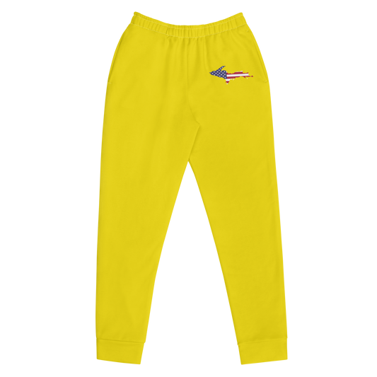 Michigan Upper Peninsula Joggers (w/ UP Outline) | Women's - Gadsden Yellow