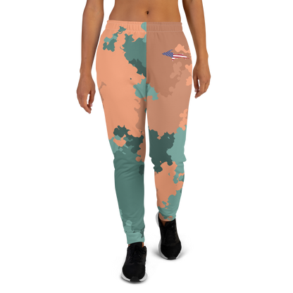 Michigan Upper Peninsula Joggers (w/ UP Outline) | Women's - Copper Country Camo