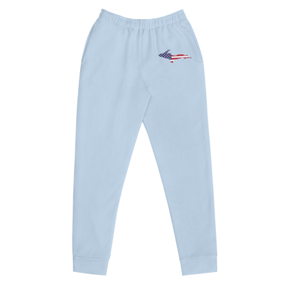 Michigan Upper Peninsula Joggers (w/ UP Outline) | Women's - Light Blue