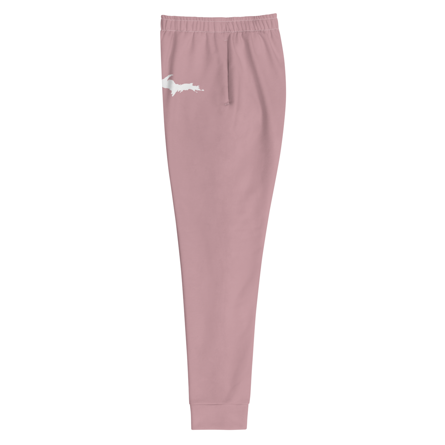 Michigan Upper Peninsula Joggers (w/ UP Outline) | Women's - Cherry Blossom Pink