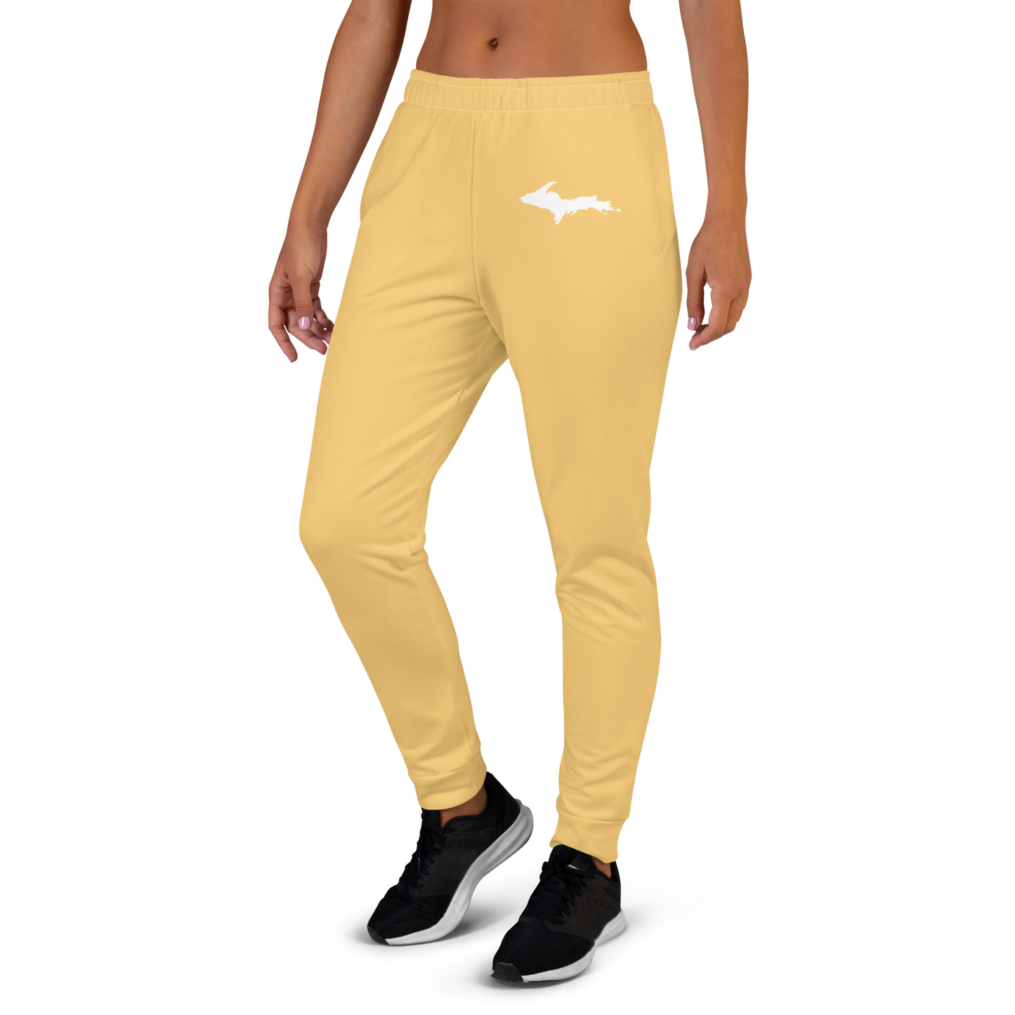 Michigan Upper Peninsula Joggers (w/ UP Outline) | Women's - Citrine