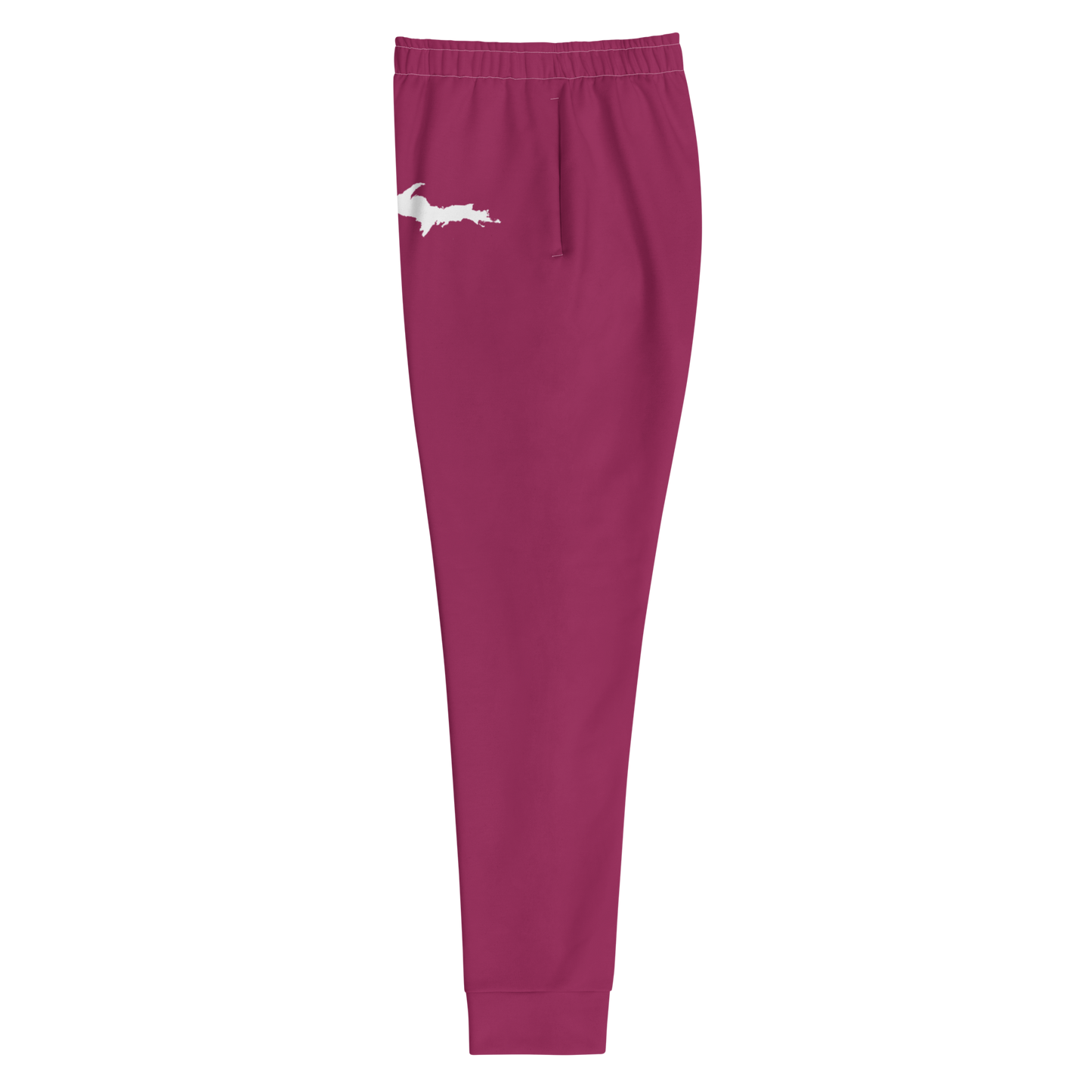 Michigan Upper Peninsula Joggers (w/ UP Outline) | Women's - Ruby Red