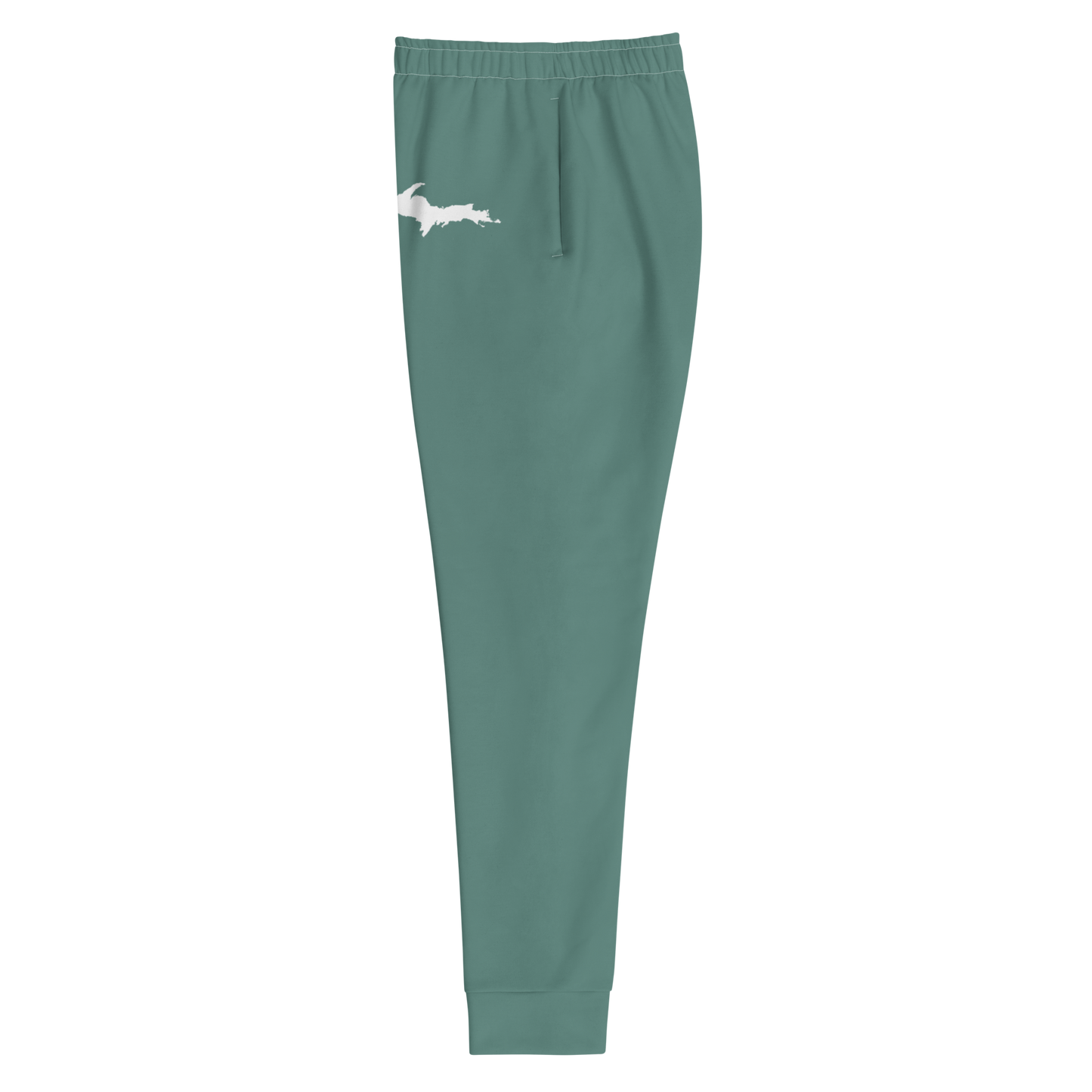 Michigan Upper Peninsula Joggers (w/ UP Outline) | Women's - Copper Green