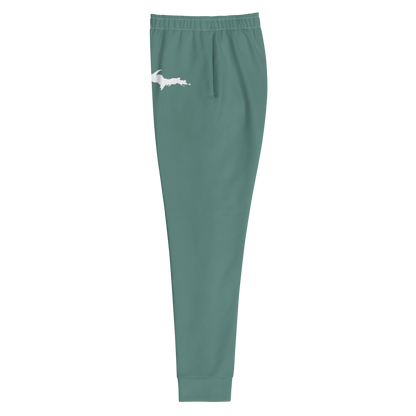 Michigan Upper Peninsula Joggers (w/ UP Outline) | Women's - Copper Green