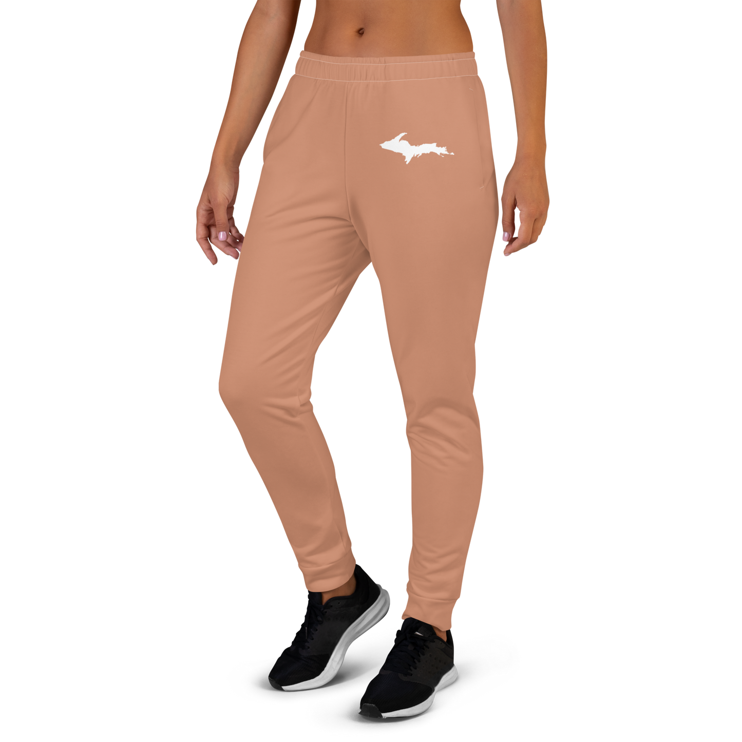 Michigan Upper Peninsula Joggers (w/ UP Outline) | Women's - Copper Color