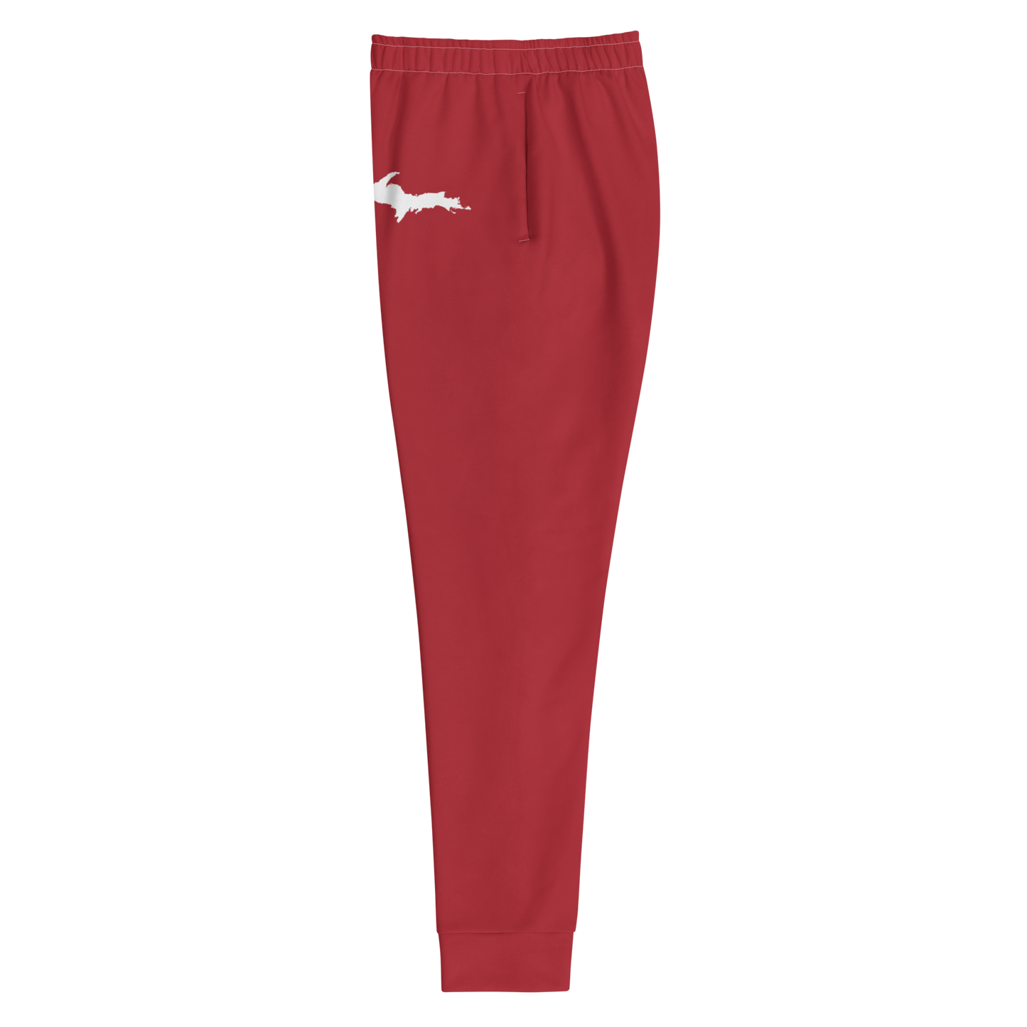 Michigan Upper Peninsula Joggers (w/ UP Outline) | Women's - Thimbleberry Red