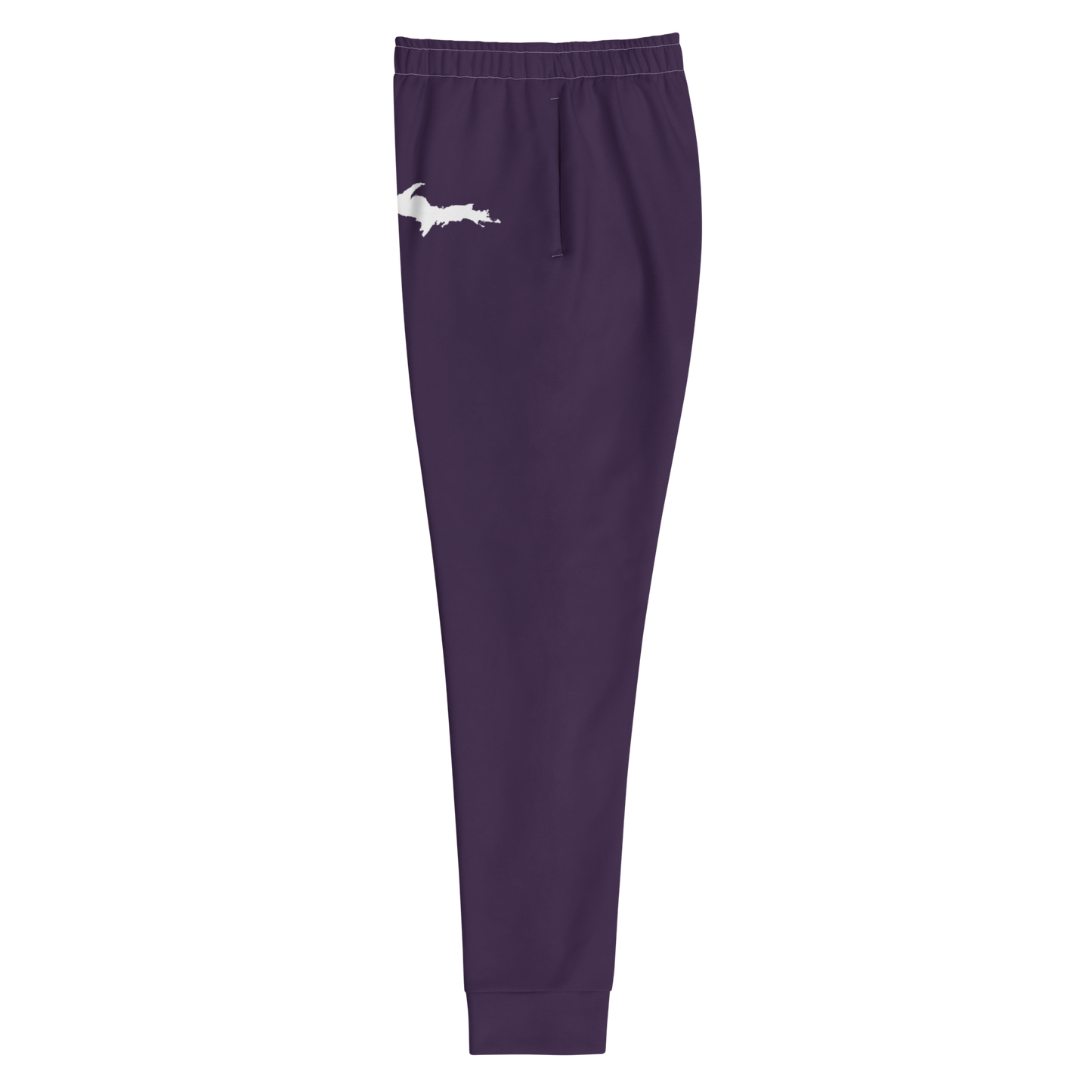 Michigan Upper Peninsula Joggers (w/ UP Outline) | Women's - Blackcurrant Color