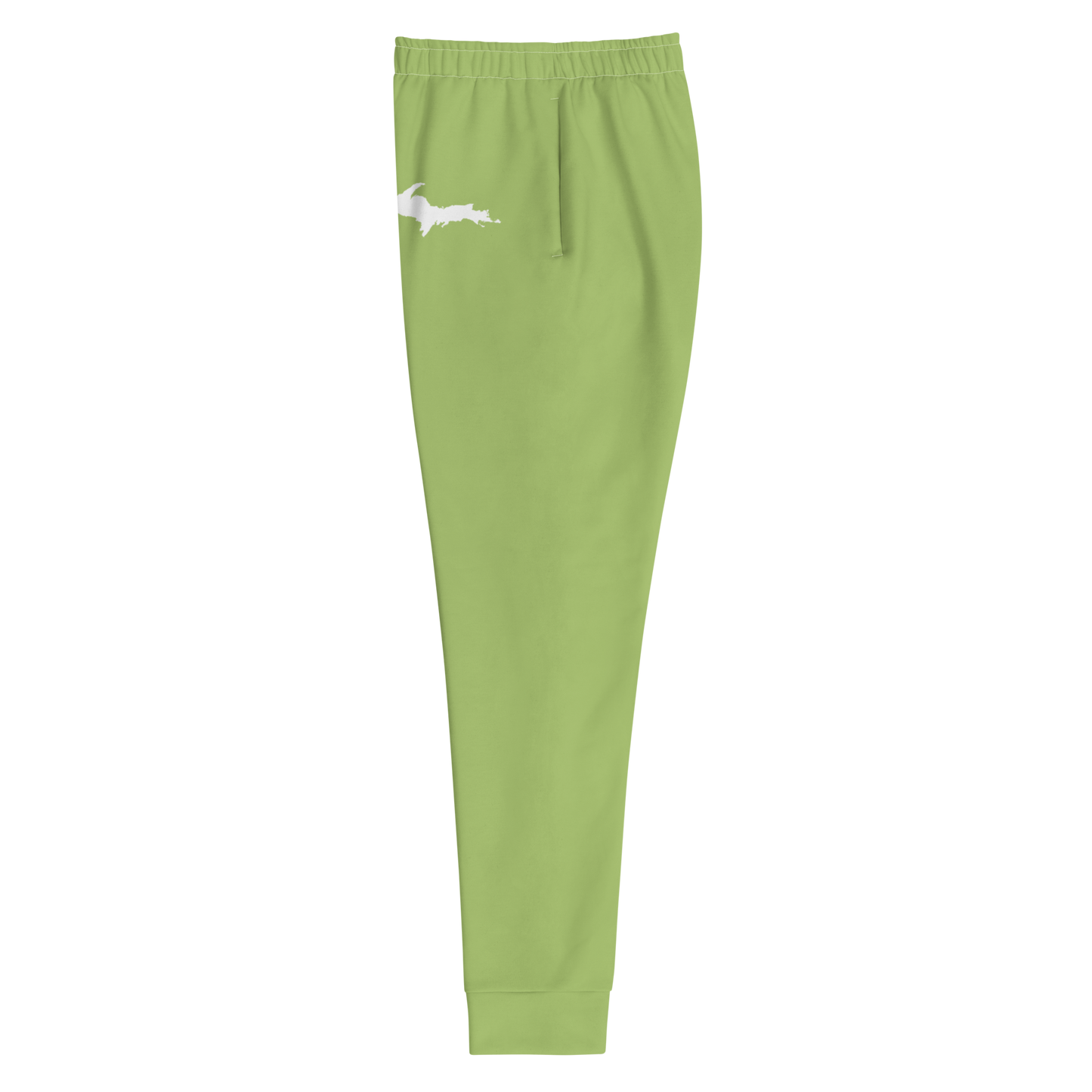 Michigan Upper Peninsula Joggers (w/ UP Outline) | Women's - Gooseberry Green