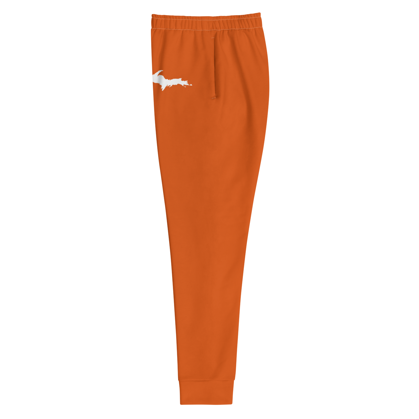 Michigan Upper Peninsula Joggers (w/ UP Outline) | Women's - Maple Leaf Orange