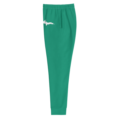 Michigan Upper Peninsula Joggers (w/ UP Outline) | Women's - Emerald Green