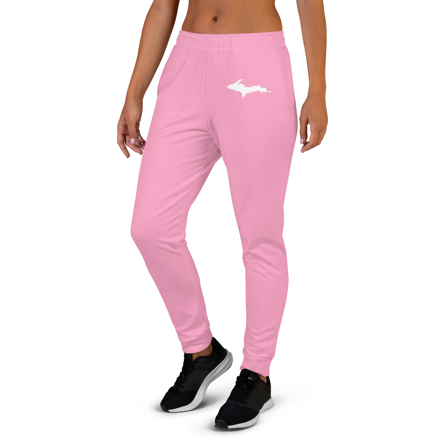 Michigan Upper Peninsula Joggers (w/ UP Outline) | Women's - '67 Caddie Pink