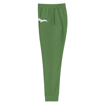 Michigan Upper Peninsula Joggers (w/ UP Outline) | Women's - Pine Green