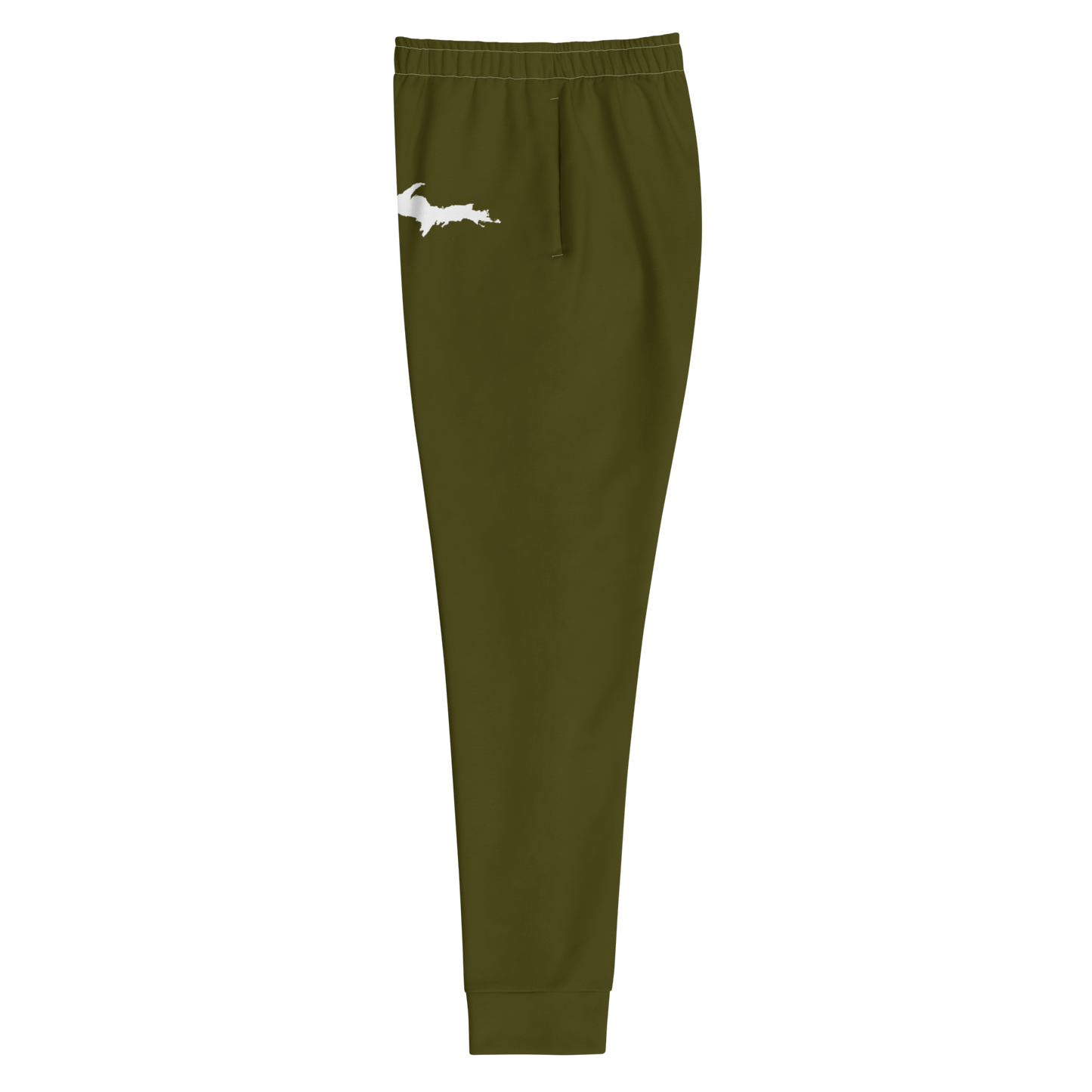 Michigan Upper Peninsula Joggers (w/ UP Outline) | Women's - Military Green