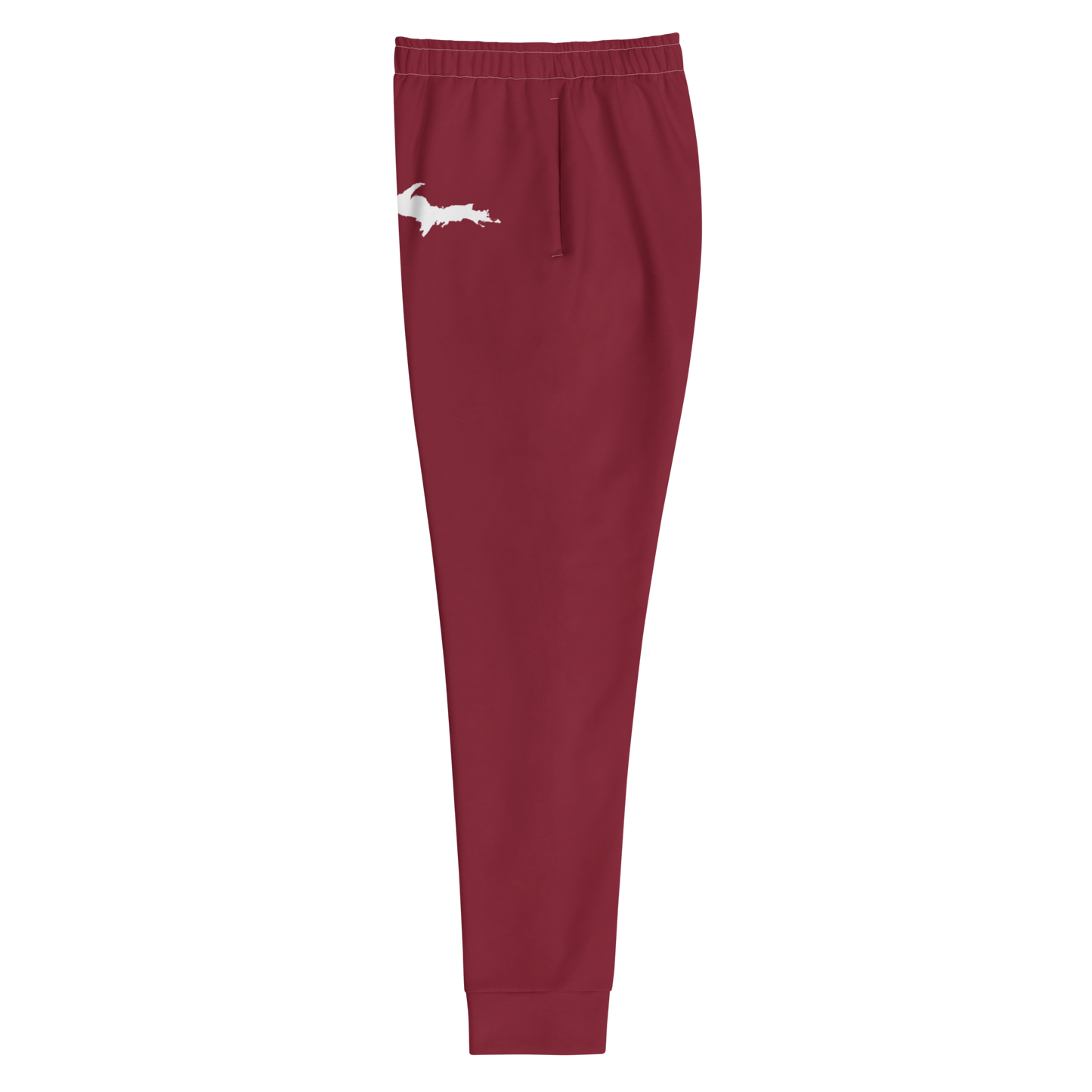 Michigan Upper Peninsula Joggers (w/ UP Outline) | Women's - Burgandy