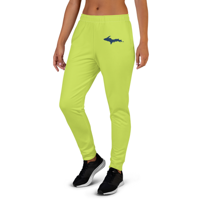 Michigan Upper Peninsula Joggers (w/ UP Outline) | Women's - Gooseberry Green