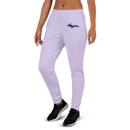 Michigan Upper Peninsula Joggers (w/ UP Outline) | Women's - Lavender